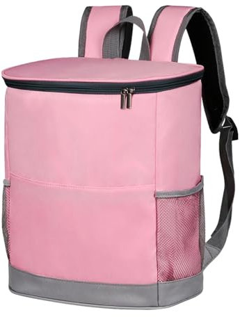 MagiDeal Mochila más Fresca, Mochila térmica con Aislamiento, Bolsa térmica Suave a Prueba de Fugas, Mochila térmica para Hombres y Mujeres, Viajes, Pesca, Rosa
