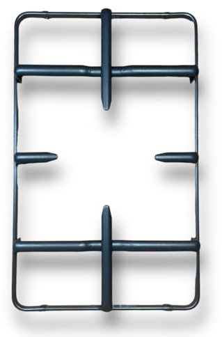 Griglie fuoco piano cottura cucina Glem gas F46 + T11 misure griglia centrale 24,5 x 39,5 cm griglia laterale 23,5 x 39,5 cm (GRIGLIA CENTRALE)