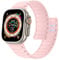 Astorgos Magnetic Strap Compatible with Apple Watch Ultra/Ultra2 49mm/SE Series 10/9/8/7/6/5/4/3/2/1 42/44/45/46mm, Silicone iWatch Strap Strong Magnet Link Replacement Wristband, Pink