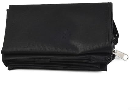 Getdoublerich 1 sac d'aspirateur universel pour souffleur de feuilles de jardin, pelouse, cour, déchiqueteuse de feuilles, tissu non tissé indéchirable et extrêmement (noir)