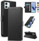 Yunubeyii Funda para Motorola Moto G84 - [RFID Bloqueador] Carcasa de Cuero PU, Magnético Libro Tipo Flip Capa,Soporte Plegable con Tarjetero,Negro