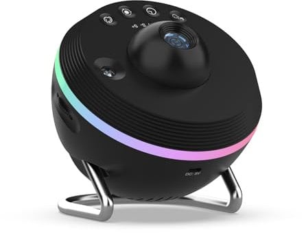 YunLone Proyector de galaxia planetario Ultra HD 13 en 1, estrellas luz nocturna, espacial universo, proyector cielo estrellado, techo con