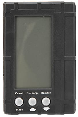 Li Po Chargeur de batterie, Chargeur d'équilibre 3 en 1 Détection de tension Grand écran Batterie d'équilibre pour modèles RC avec JST