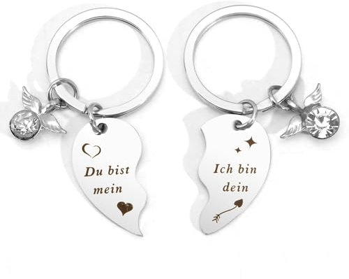 Pärchen Geschenke,Pärchen Schlüsselanhänger,Pärchen Geschenk,Jahrestag Geschenk Für Ihn,Ich Liebe Dich Geschenke Für Männer,Jahrestag Geschenk Für Sie,Weihnachtsgeschenke Für Paare,Geschenk Paare