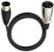 Yominerr Cable de Audio DIN de 5 A XLR de 3 para Conectar Instrumentos Musicales o Cables con Midi o XLR DIN 5P Macho A XLR Macho