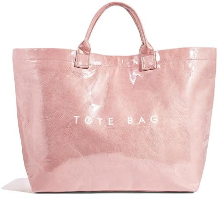 TIAASTAP Tote Bag Damen Groß PVC Handtasche Shopper Tasche Groß Handbags Henkeltaschen Schultertasche Damen Gross Beuteltasche Tragetasche Shopper Bag Arbeitstasche