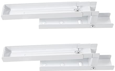 Ciieeo 2piezas Rejilla Microondas Soporte Ajustable Soportes De Montaje Ahorra Espacio
