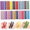 20 Sheets Gel Nail Stickers Waterproof Simple Style Gel Nail Strips Full Wrap Gel Nail Strips with Nail File Safe Nail Art Stickers for Home Nails DIY (No UV Light) Gel Nail Strips