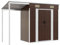 Wenjingqi 364527 Gartenschuppen, längliches Dach oder Braun, 277 x 110,5 x 181 cm, Braun