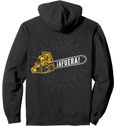 Argentinien Präsident Javier Milei Kettensäge AFUERA Pullover Hoodie