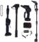 Cordless Pole Saw 2-in-1 Mini Chainsaw Telescopic Long Reach Pruner 24V Li-Ion Battery Powered Electric High Branch Saw 8cm Cutting Diameter for Tree Trimming