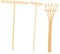 OFFIGAM Bamboo Rake for Boys and Girls Landscape Rake for Desktop Zen Garden Tool for Sand Table Miniature Garden Decorations