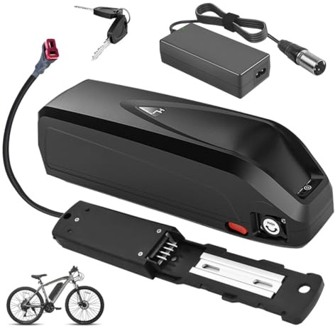 SSCYHT Ebike-Akku 48 V 15 Ah 14 Ah 17,5 Ah 20 Ah Lithium-Akku 48 V Elektrofahrrad-Akkus 13 Ah Ersatzakkus für 250 W – 1000 W Motor-Kit mit 4-poligem Anschluss,S039 3 48v17.5ah t Plug