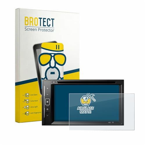 BROTECT Schutzglas für Pioneer DMH-A240DAB | Entspiegelnder Displayschutz Made in Germany Schutzfolie Glas Matt Anti-Reflex Kratzfest 9H Anti-Fingerprint Einfache Montage