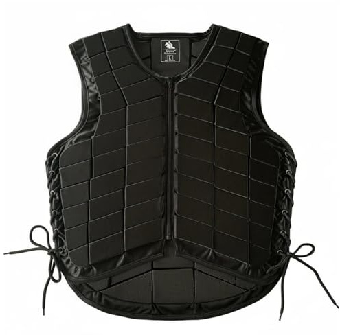 Gralara Corpetto Protettivo EVA Ammortizzante, Gilet Protettivo Imbottito, Vestibilità Regolabile, Corpetto da Equitazione per Adulti, Allenamento