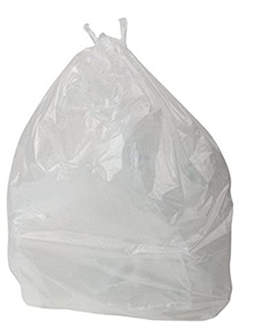 1000X Jantex Swing Bin Liners White 736X330X584mm Waste Dustbin Trash Bags