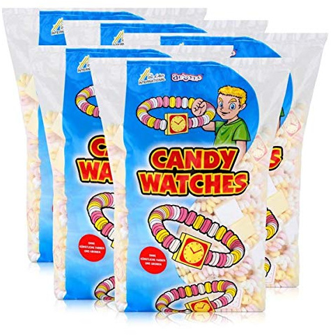 Sweet Stories Traubenzuckeruhren 1,45 kg - Candy Watches (5er Pack)