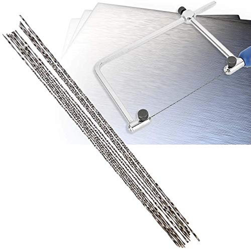 Lot de 12 lames de scie à chantourner avec dents en spirale pour bois, métal, plastique, sciage, sculpture, convient à la plupart des marques de scie Bosch, Dewalt, Makita, etc.