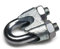 Constrabo® | 5 x Acciaio fune metallica morsetti 8 mm DIN 741| Cavo morsetti in acciaio zincato | Clip cavo per fune metallica | Morsetti per sella, fune metallica clip, morsetto per fune metallica