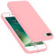 Cadorabo cover compatibile con Apple iPhone 7 PLUS / 7S PLUS / 8 PLUS, cover in silicone liquido per iPhone 7 PLUS / 7S PLUS / 8 PLUS, custodia in silicone, resistente ai graffi - LIQUID ROSA