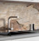 MyMaxxi Küchenrückwand Folie selbstklebend matt - einfache Montage ohne Bohren 0,4mm stark Versteift - Motiv Mauer 03-60cm hoch - Spritzschutz Küche Klebefolie - Fels Struktur 400 x 60cm