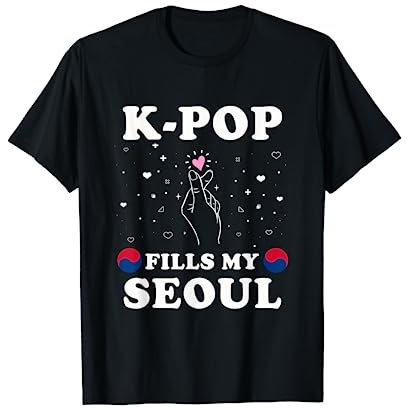 Kpop Damen Koreanisch Musik Manga Seoul Hallyu Asiatisch T-Shirt