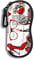 Hion Custodia per occhiali Occhiali da sole Custodia morbida con Clip da Cintura Custodia per Occhiali da Sole con Cerniera in Neoprene Ultraleggero Borsa per Occhiali da Sole Stampata(Tacchi alti)
