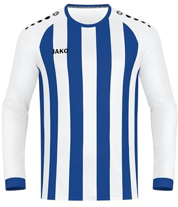 JAKO Herren Trikot Inter (Langarm), Weiß/Sport Royal, L
