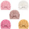 DRESHOW 5 Stück Baby Turban Hüte Turban Brötchen Knoten Baby Infant Beanie Baby Mädchen Weiche Nette Kleinkind Mütze