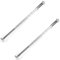 cyclingcolors 2x vis relieuse antivol M4 longueur sécable 60 à 95mm idéal assemblage raccord porte meuble maison, argenté nickelé