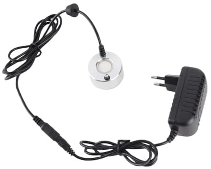 TOPINCN Nebelmaschine, 24 V, Ultraschall-Nebelmaschine, Wasserbrunnen, Teichzerstäuber, Luftbefeuchter mit Adapter, Mini-Ultraschall-Nebelmaschine, Nebelmaschine, Wasserbrunnen (EU-Stecker)