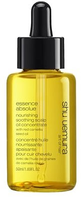 Shu Uemura, Essence Absolue, Beruhigendes Kopfhautkonzentrat, Für alle Haartypen, Mit rotem Kamiliensamenöl, Beruhigt die Kopfhaut und spendet Feuchtigkeit, 50 ml