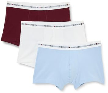 Tommy Hilfiger 3P Trunk UM0UM02761, Uomo, Blu (Deep Rouge/Breezy Blue/White), S
