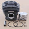Luxuypon Kit Pistone per Motosega, Compatibile con Oleo-Mac 956, Efco 156, Emak 395023, Diametro Cilindro 48 mm, Include 1 x Cilindro, 1 x Kit Pistone