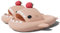 Generisch Ciabatte di squalo alla fragola, nuvoloso squalo, suola spessa, unisex carine, pantofole da spiaggia morbide, rosa., 38/39 EU