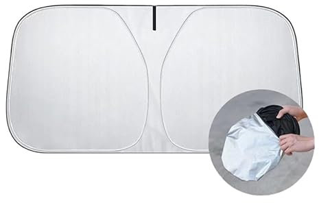 YIBAJIO Parasol para Parabrisas de Coche, para Seat Leon FR MK1 MK2 MK3 1M 1P 5F KL1/KL8 Plegable Aislamiento TéRmico ProteccióN Interior Accesorios