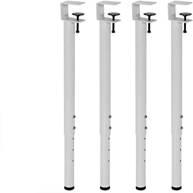 JYVDGGKKW Pieds de canapé - Pieds de Table, Pieds de Bar à Petit-déjeuner réglables 65-95 cm, Pied de Table, Pied de Support de Plan de Travail, Pieds de Table faciles à Installer sans perça