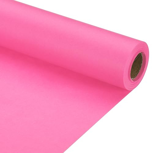 PATIKIL Geschenkpapier, 29.6cm x 10m 70 GSM Geschenkpapier Rolle Geschenkpapier Einfarbig Packpapier Wrapping Paper für Poster Pinnwand Geschenkverpackung, Pink