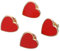 WOFASHPURET 4stücke Teiliges Liebe Herz Brosche Rot Für Valentinstag Anstecknadel Für Kleidung Partydekoration Und Geschenkidee Für Und Familie