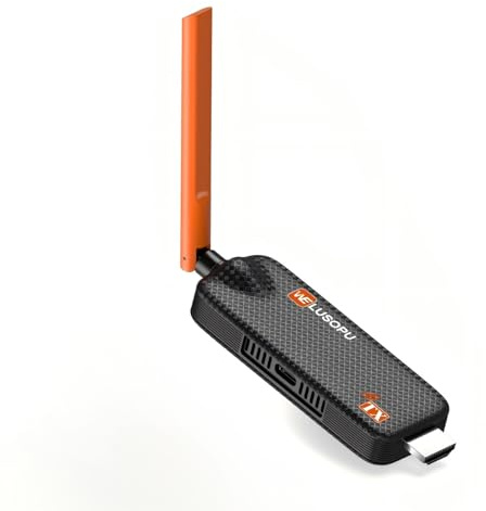 WELUSOPU Kabelloser HDMI-Transmitter, nur Sender, 5G/1080P HD Cast Screen Streaming für Film/PPT/Video/Bild, benötigt paaren Empfänger
