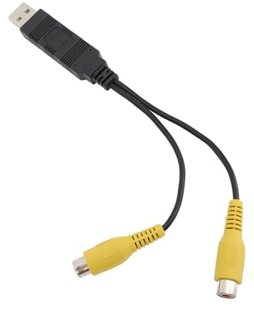 Cocoarm HD-Video-USB-auf-Adapter, Plug-and-Play-USB-CVBS-Kabel für Autoradio-AV-Ausgang, High-Definition-Videoausgang, Einfacher Anschluss für Unterhaltung Unterwegs