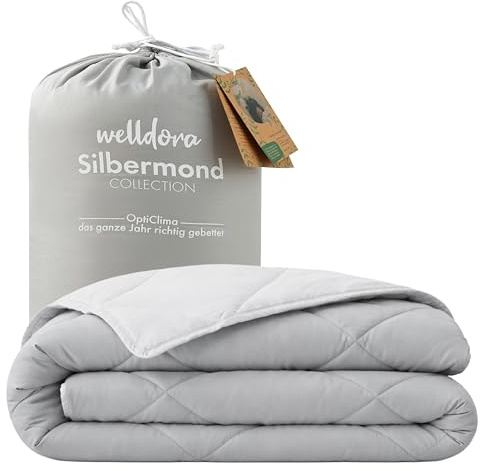 Welldora OPTICLIMA Allergiker Bettdecke 220x240, Premium Sommerdecke