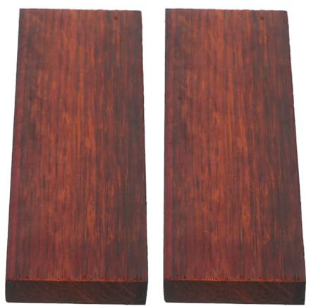 OATIPHO 2pcs Black Sandalwood Wood Blank for Knife Handle Making Hardwood Crafting Supplies for Knife Handle Repair Sandalwood Wood Material for Scales and Beads Bracelet Crafting