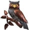 Klp Wanddeko Eule Uhu Vogel Ziervogel Metall Deko Bild Tier Figur Wandschmuck Hänger