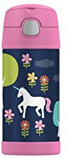 Thermos Funtainer - Botella Agua Aislante de 325 ml, Unicornios