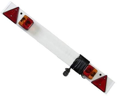 leisure MART Trailer lighting board 4ft with 6 meters of cable with 13 PIN PLUG Part no. LMX2409