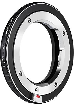 K&F CONCEPT L/M-EOS R Bajonettadapter Objektiv Ring für Leica M LM Objektiv auf Canon EOS R-Mount Spiegellose Vollformatkamera Canon EOS RF RP