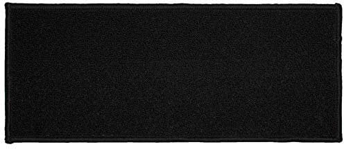 Douceur d'Intérieur, Tapis Rectangle (50 x 120 cm) Primobis Noir, Uni
