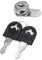 BIlinli 10-30mm Cam Lock Archiviazione Cassetto Mailbox Cassetto Armadietto 2 Serratura a Chiave