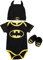 Strampler Set Junge, 2019 Baby Jungen Kurzarm Batman Strampler Hut Schuhe und Socken dreiteilige Kleidung Set, Kurze Ärmel, 0-6 Monate (Herstellergröße: 70)
